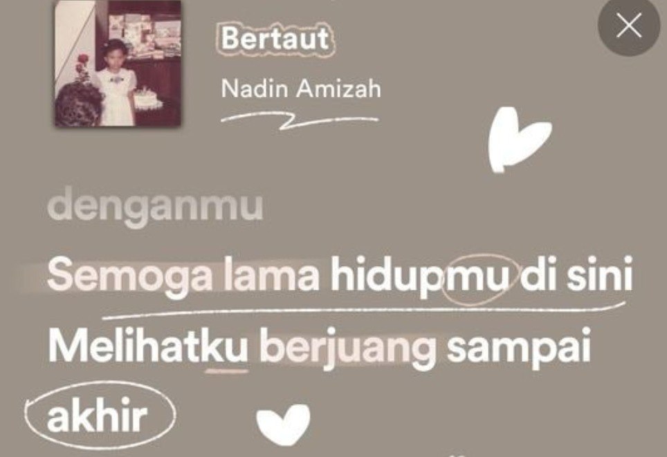 Perjalanan Hidup Yang Berat Bertaut- Nadin Amizah